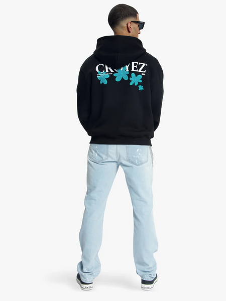 Croyez Croyez Botanique Zip Hoodie - Black/Dark Teal