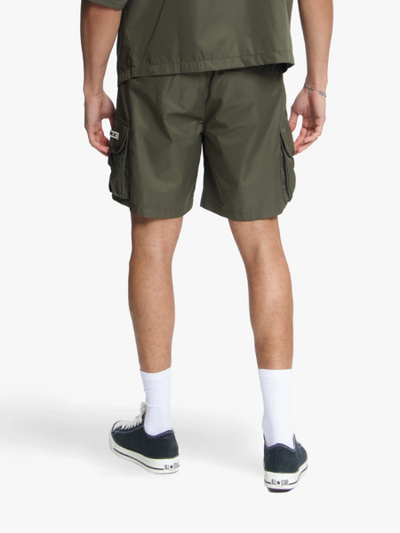Croyez Etiquette Nylon Shorts - Dusty Olive Croyez Croyez Etiquette Nylon Shorts - Dusty Olive