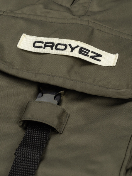 Croyez Etiquette Nylon Shorts - Dusty Olive Croyez Croyez Etiquette Nylon Shorts - Dusty Olive