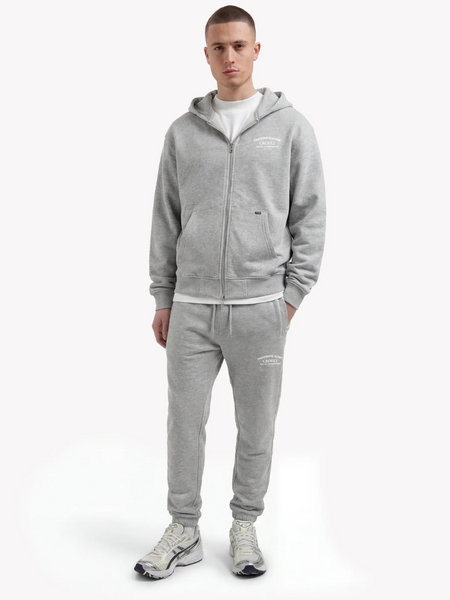 Croyez Croyez Original Fraternite Zip Hoodie - Grey Melange