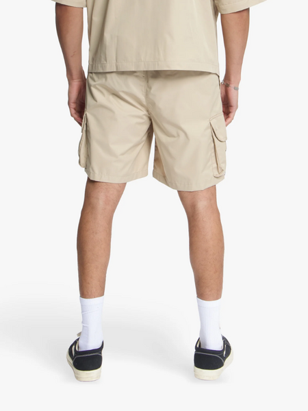 Croyez Croyez Etiquette Nylon Shorts - Beige