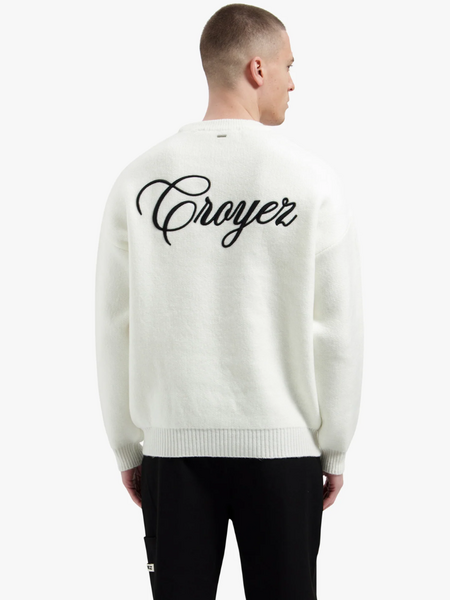 Croyez Croyez Script Knit Sweater - Off-White - Copy Croyez Script Knit Sweater - Off-White - Copy