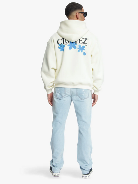 Croyez Botanique Zip Hoodie - Off-White/Tiffany Blue Croyez Croyez Botanique Zip Hoodie - Off-White/Tiffany Blue