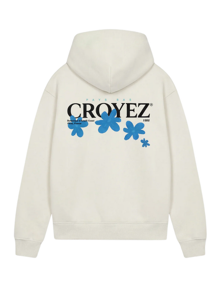Croyez Botanique Zip Hoodie - Off-White/Tiffany Blue Croyez Croyez Botanique Zip Hoodie - Off-White/Tiffany Blue