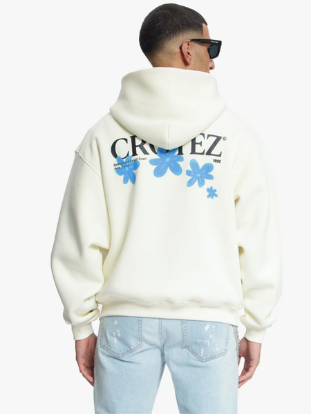 Croyez Botanique Zip Hoodie - Off-White/Tiffany Blue Croyez Croyez Botanique Zip Hoodie - Off-White/Tiffany Blue