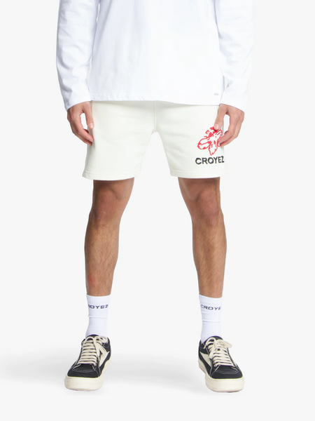 Croyez Gardener Shorts - Off-White
