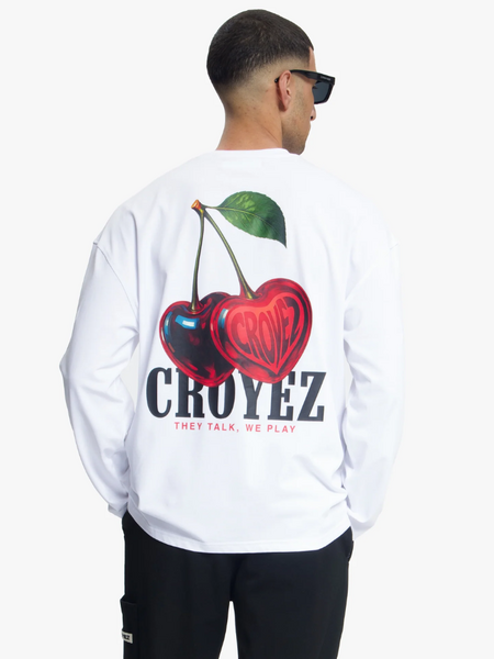 Croyez Cerise D'Amour Longsleeve - White