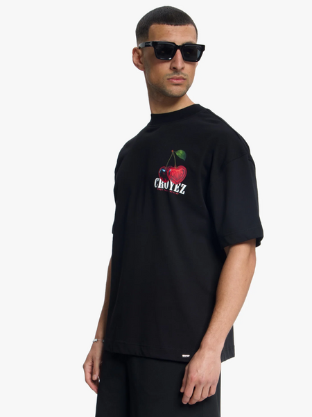 Croyez Croyez Cerise D'Amour T-Shirt - Black