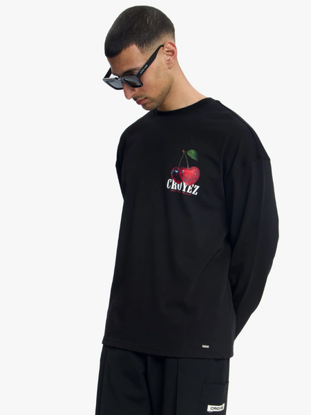 Croyez Croyez Cerise D'Amour Longsleeve - Black