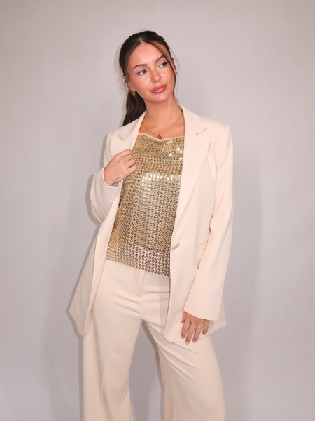 Rinascimento Rinascimento Giacca Blazer - Beige chiaro