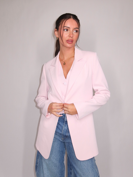 Rinascimento Rinascimento Giacca Blazer - Rosa Pastello