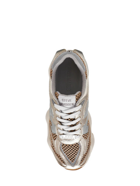 Steve Madden Steve Madden Speeder Sneaker - Gold Multi