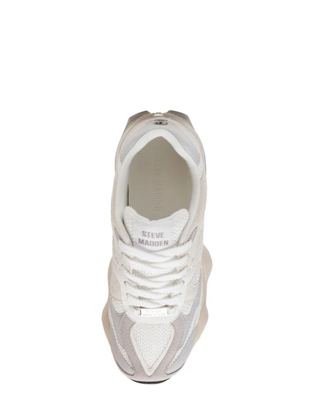 Steve Madden Speeder Sneaker - White Multi Steve Madden Steve Madden Speeder Sneaker - White Multi