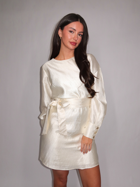 Nikkie Nikkie Porlamar Dress - Cream