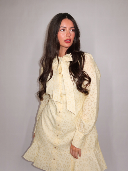 Nikkie Nikkie Pragues Leopard Dress - Lemonade