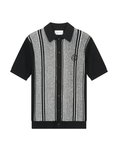 Pure Path Ripley Knitted Shirt - Black