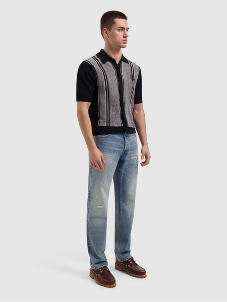 Pure Path Ripley Knitted Shirt - Black