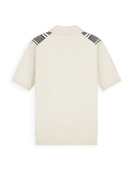 Pure Path Ripley Knitted Shirt - Ecru