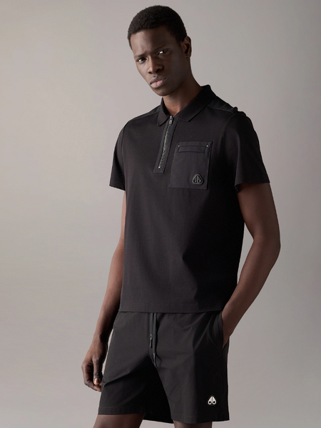 Moose Knuckles Moose Knuckles Men Dalon Polo - Black