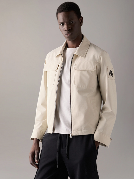 Moose Knuckles Men Jacques Jacket  - Alabaster