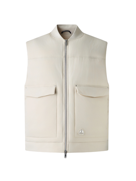 Moose Knuckles Men Brixton Vest - Alabaster