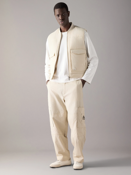 Moose Knuckles Moose Knuckles Men Brixton Vest - Alabaster