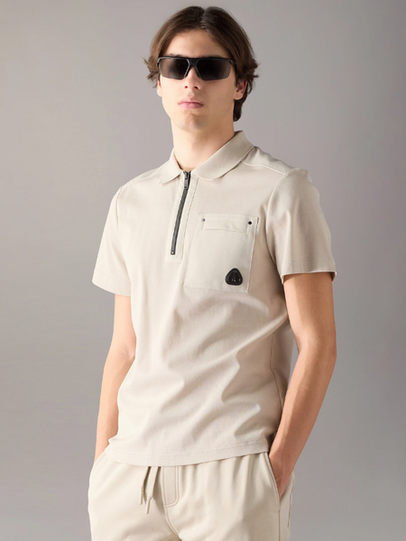 Moose Knuckles Moose Knuckles Men Dalon Polo - Alabaster