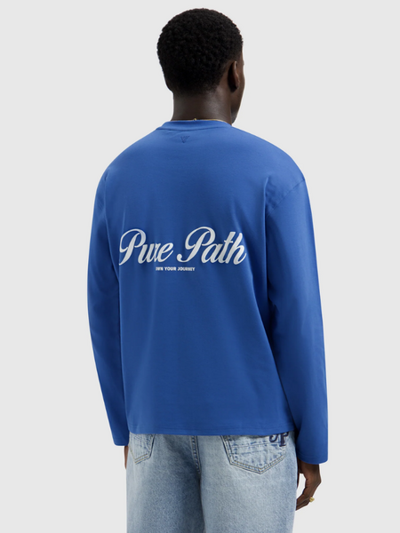 Pure Path Essence Of Life Longsleeve T-Shirt - Faded Cobalt