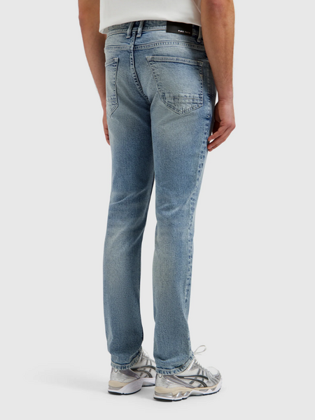 Pure Path Pure Path The Ryan Slim Fit Jeans - Denim Light Blue