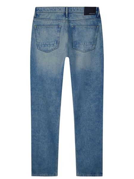Pure Path The Eric Regular Fit Jeans - Denim Blue Green Pure Path Pure Path The Eric Regular Fit Jeans - Denim Blue Green