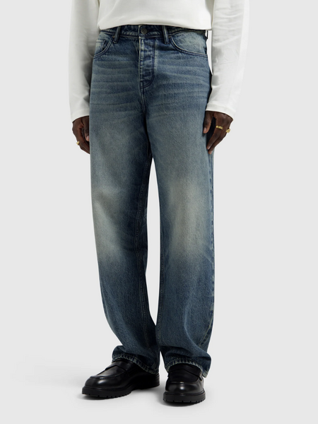 Pure Path The Chase Loose Fit Jeans - Denim Blue Green