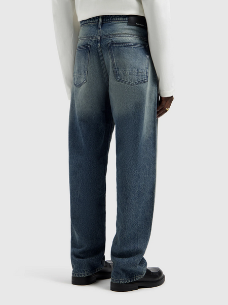 Pure Path The Chase Loose Fit Jeans - Denim Blue Green Pure Path Pure Path The Chase Loose Fit Jeans - Denim Blue Green