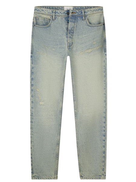 Pure Path The Aiden Loose Fit Jeans - Denim Blue Green Pure Path Pure Path The Aiden Loose Fit Jeans - Denim Blue Green