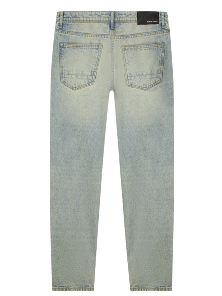 Pure Path The Aiden Loose Fit Jeans - Denim Blue Green Pure Path Pure Path The Aiden Loose Fit Jeans - Denim Blue Green