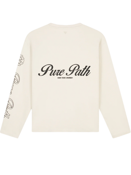 Pure Path Pure Path Essence Of Life Longsleeve T-Shirt - Sand