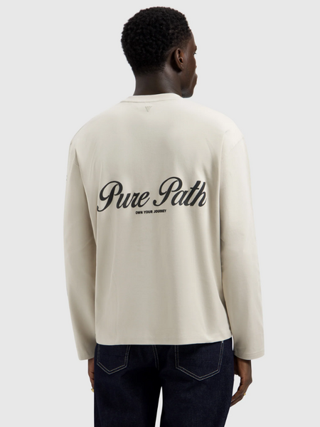 Pure Path Essence Of Life Longsleeve T-Shirt - Sand