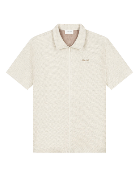 Pure Path Structured Shortsleeved Shirt - Ecru