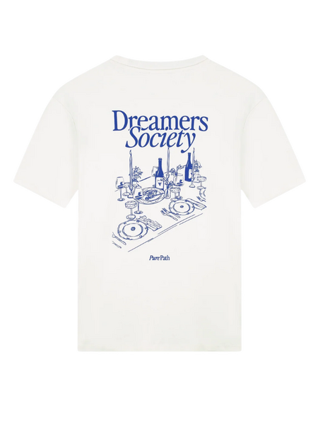 Pure Path Dinner Society T-shirt - off white