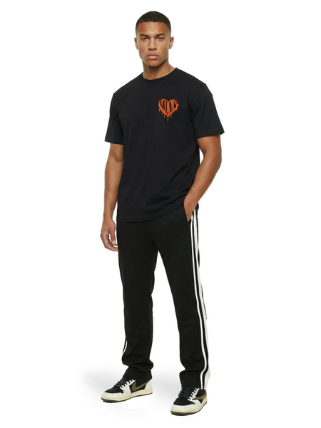 Malelions Malelions Dripped Heart T-Shirt - Black