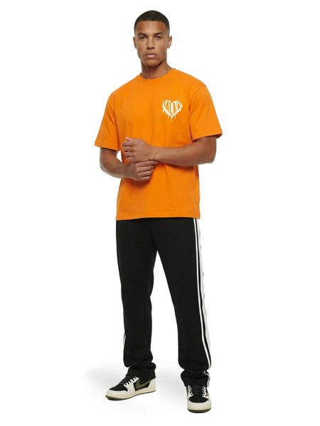 Malelions MalelionsDripped Heart T-Shirt - Orange