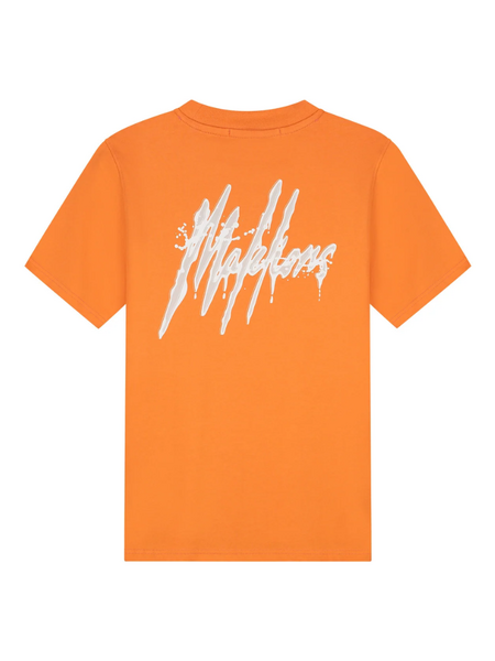 Malelions Malelions  Signature Drip T-Shirt - Orange