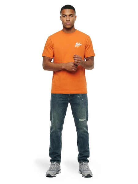 Malelions Malelions  Signature Drip T-Shirt - Orange
