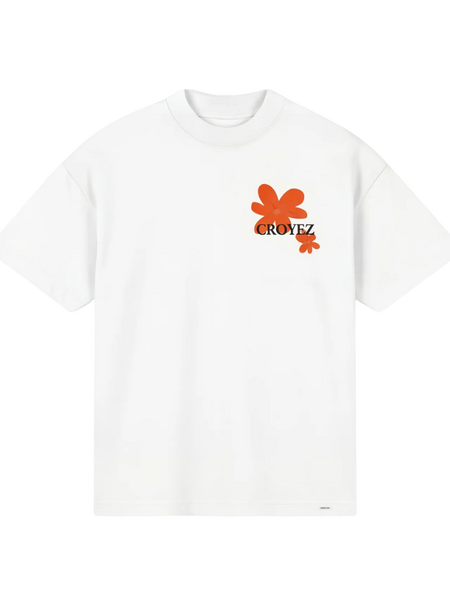 Croyez Croyez Women Croyez Botanique T-Shirt - White/Orange