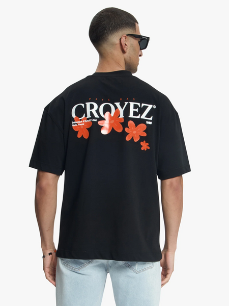 Croyez Botanique T-Shirt - Black/Orange
