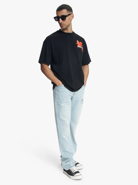 Croyez Croyez Botanique T-Shirt - Black/Orange