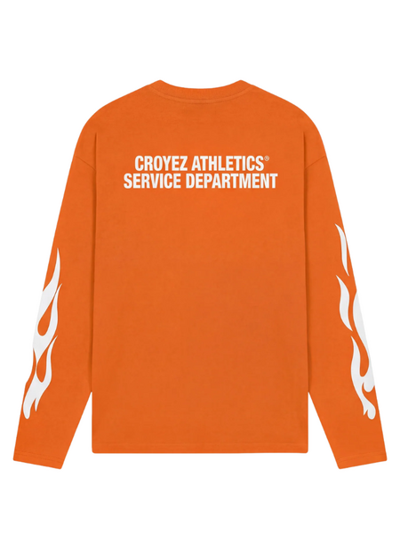 Croyez Croyez Service Dept Longsleeve - Orange
