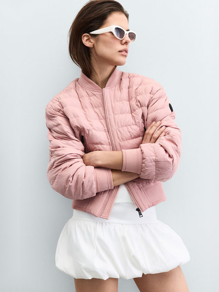 Airforce Airforce Women WREN RIPSTOP BOMBER - Misty Rose