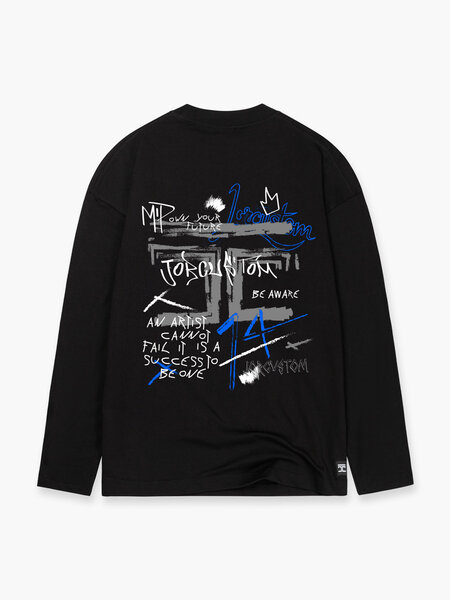 JorCustom JorCustom Artist Longsleeve T-Shirt - Black