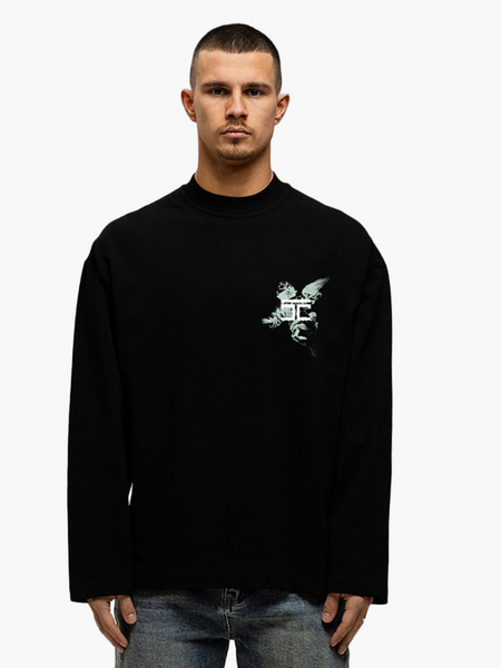 JorCustom JorCustom AboveAllLimits Longsleeve T-Shirt - Black