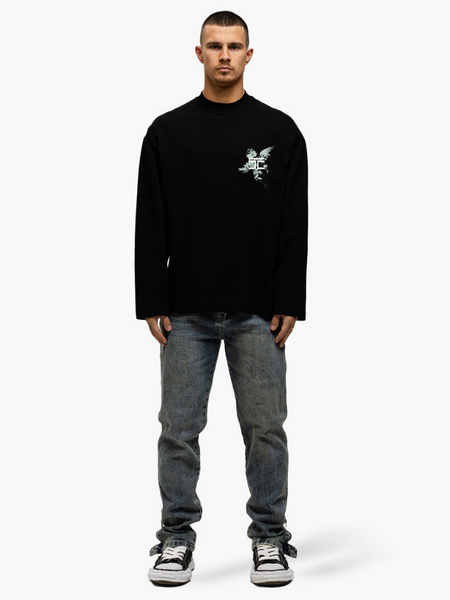 JorCustom JorCustom AboveAllLimits Longsleeve T-Shirt - Black